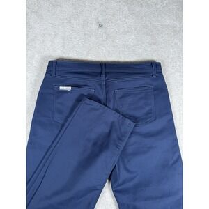 Tom James Blue Delta Pants Blue 5 Pocket Chino Custom 36x30 Blue stitch USA Made